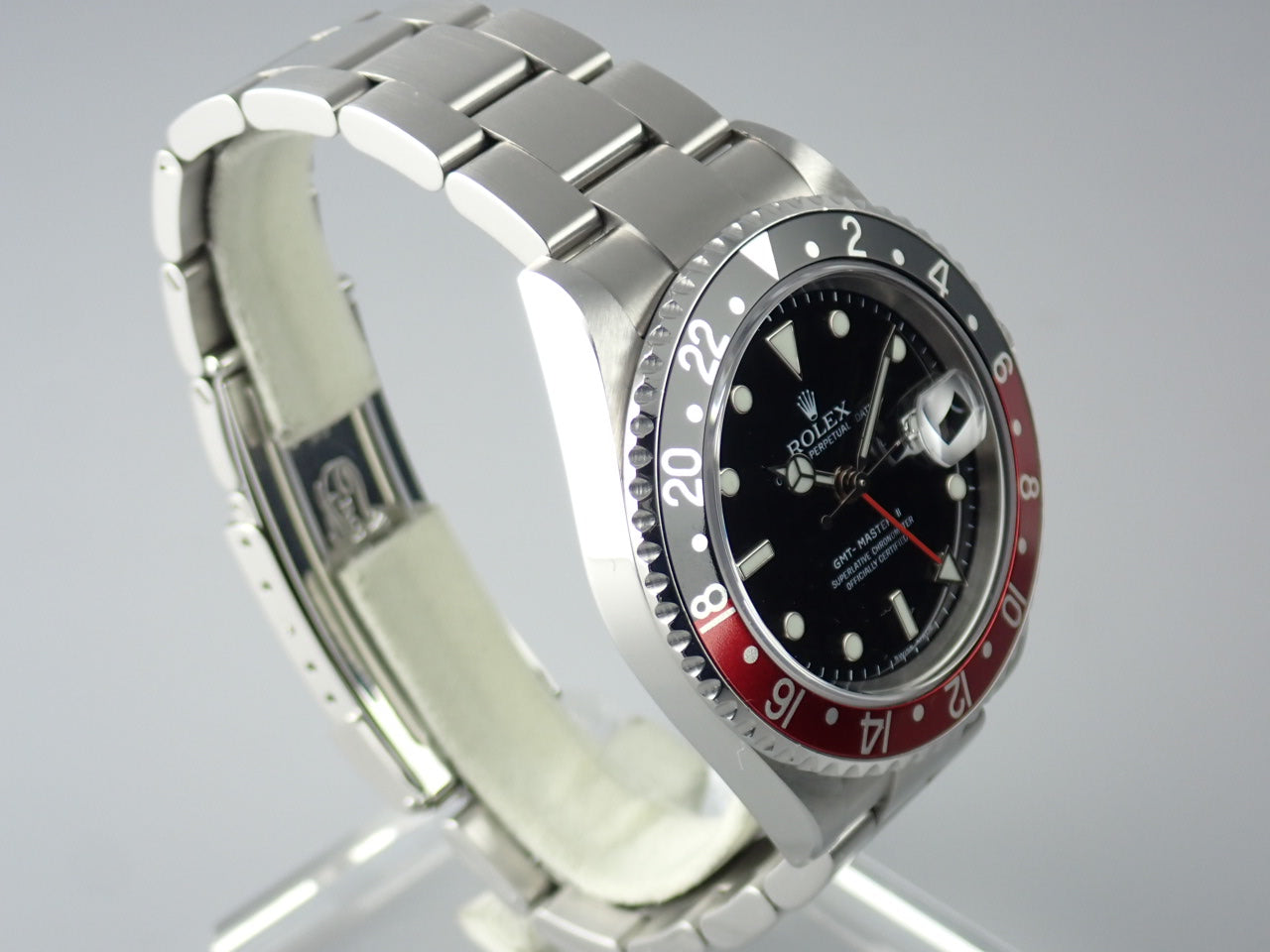 Rolex GMT Master II Red and Black Bezel D-Number Stick Dial &lt;Warranty, Box, etc.&gt;