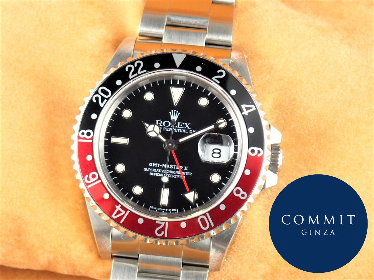 Rolex GMT Master II Red and Black Bezel S Series &lt;Warranty, Box, etc.&gt;