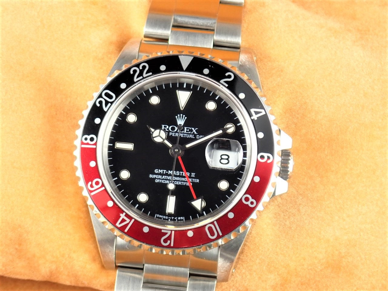 Rolex GMT Master II Red and Black Bezel S Series &lt;Warranty, Box, etc.&gt;