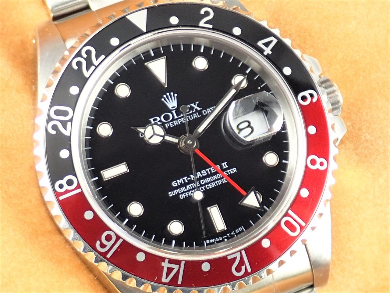 Rolex GMT Master II Red and Black Bezel S Series &lt;Warranty, Box, etc.&gt;