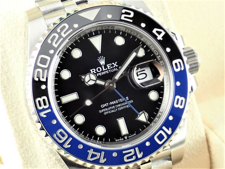 ロレックス GMTマスターII Ref.126710BLNR ブラック文字盤 未使用 gmt-master2-73 ジュビリーブレスレット