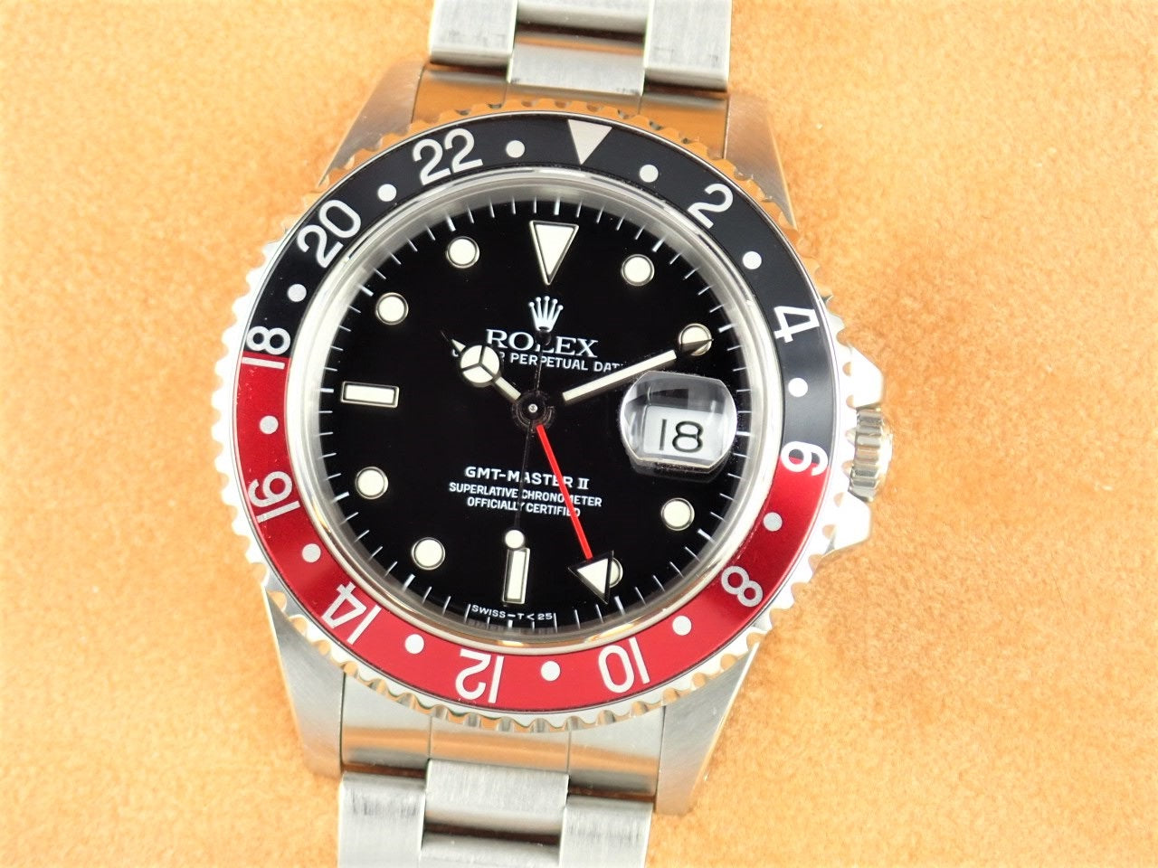 Rolex GMT Master II Red and Black Bezel L Series &lt;Warranty, Box, etc.&gt;