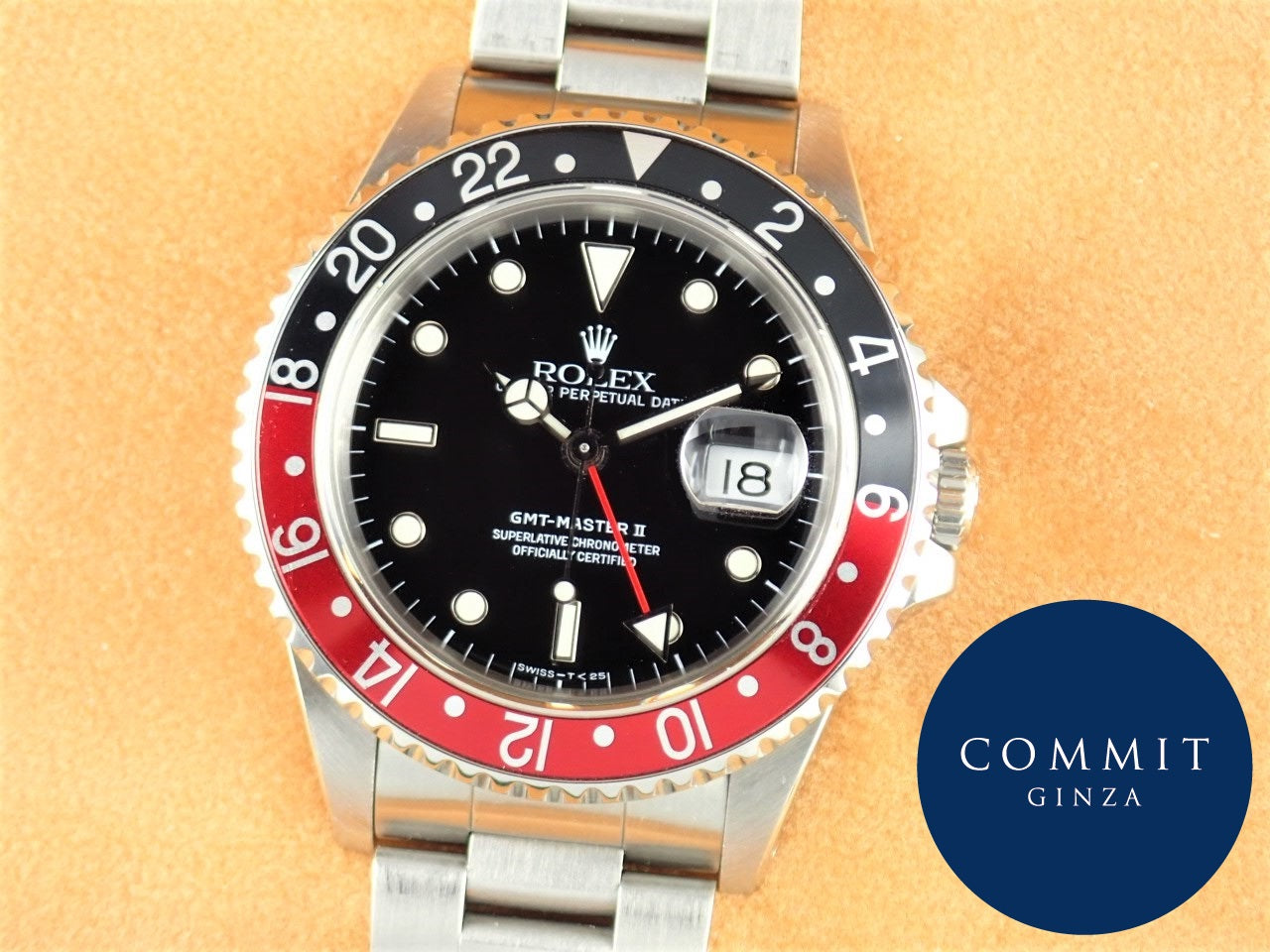 Rolex GMT Master II Red and Black Bezel L Series &lt;Warranty, Box, etc.&gt;