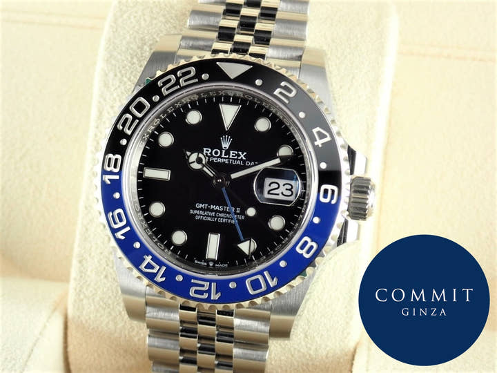 ロレックス GMTマスターII Ref.126710BLNR ブラック文字盤 未使用 gmt-master2-78 ジュビリーブレスレット