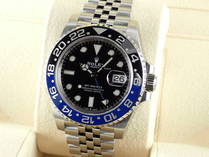 ロレックス GMTマスターII Ref.126710BLNR ブラック文字盤 未使用 gmt-master2-79 ジュビリーブレスレット