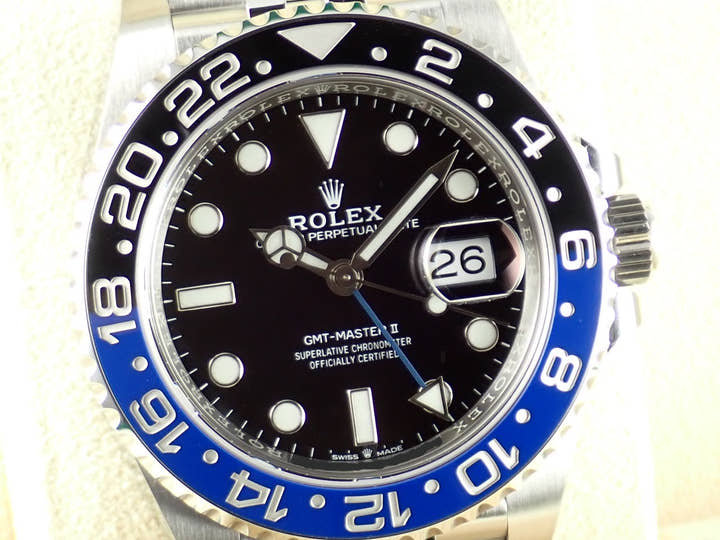 ロレックス GMTマスターII Ref.126710BLNR ブラック文字盤 未使用 gmt-master2-79 ジュビリーブレスレット