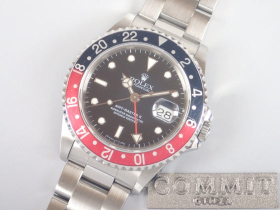 Rolex GMT Master II Red and Black Bezel X Ref.16710