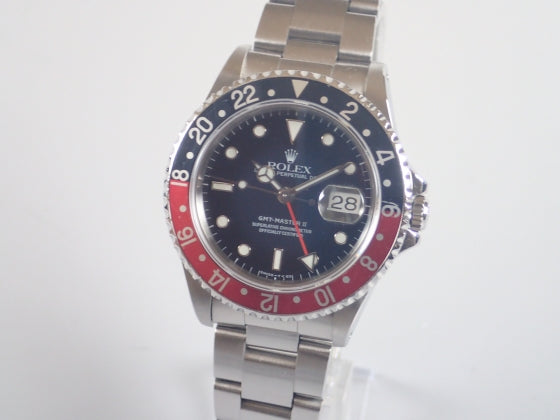 Rolex GMT Master II Red and Black Bezel X Ref.16710