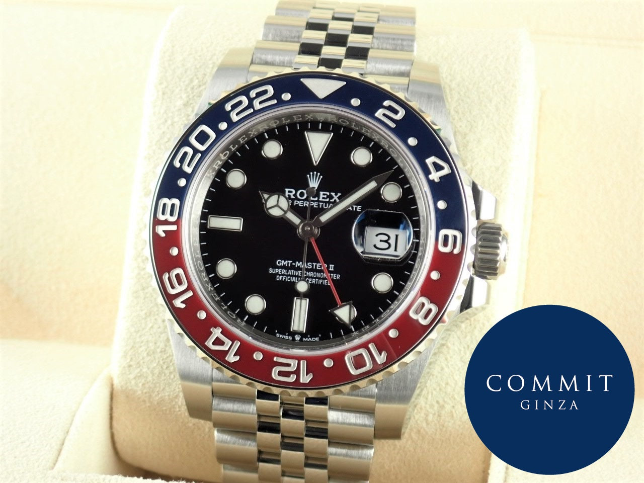 Rolex GMT Master II Red and Blue Bezel [Unused] [Certificate, Box, Other] Ref. 126710BLRO