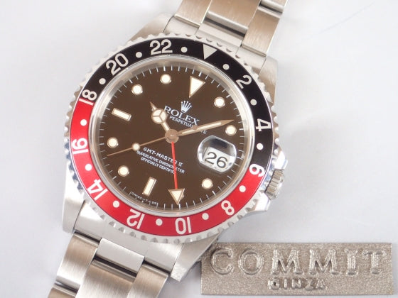 Rolex GMT Master II Red and Black Bezel T-Serial Ref.16710