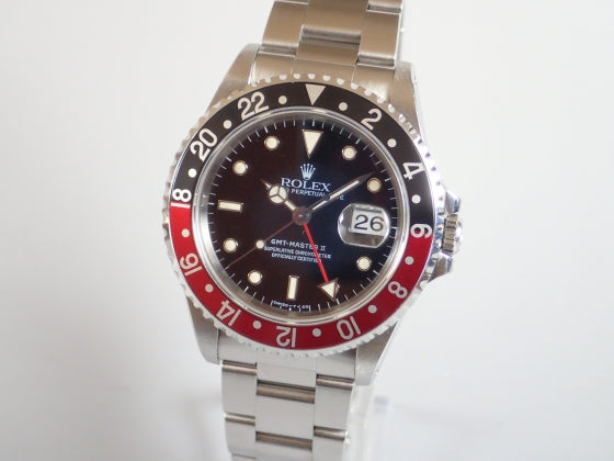 Rolex GMT Master II Red and Black Bezel T-Serial Ref.16710