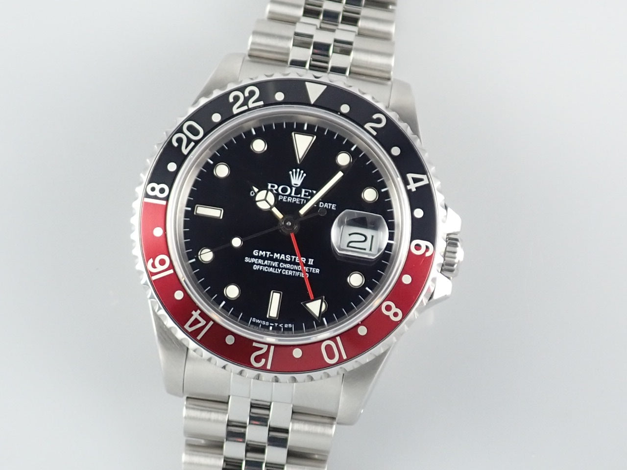 Rolex GMT Master II Red and Black Bezel L Series &lt;Warranty, Box, etc.&gt;