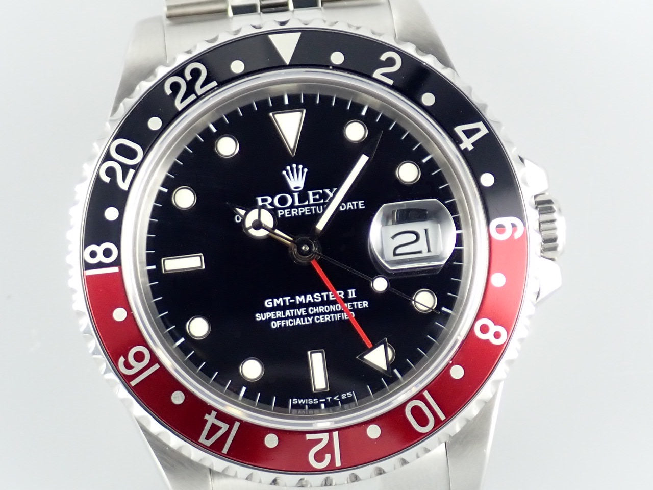 Rolex GMT Master II Red and Black Bezel L Series &lt;Warranty, Box, etc.&gt;