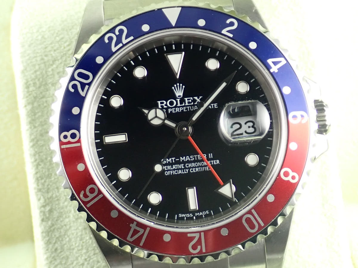 ロレックス GMTマスターII Ref.16710 ブラック文字盤 未使用 gmt-master2-95