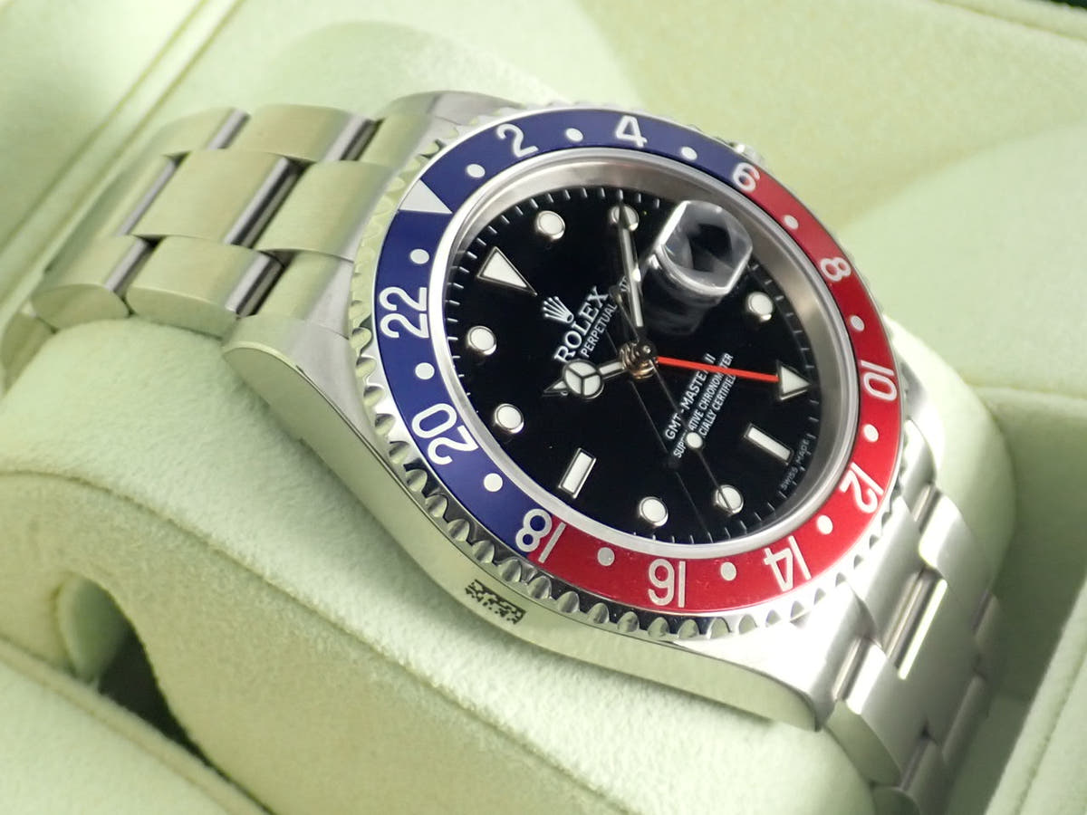 ロレックス GMTマスターII Ref.16710 ブラック文字盤 未使用 gmt-master2-95