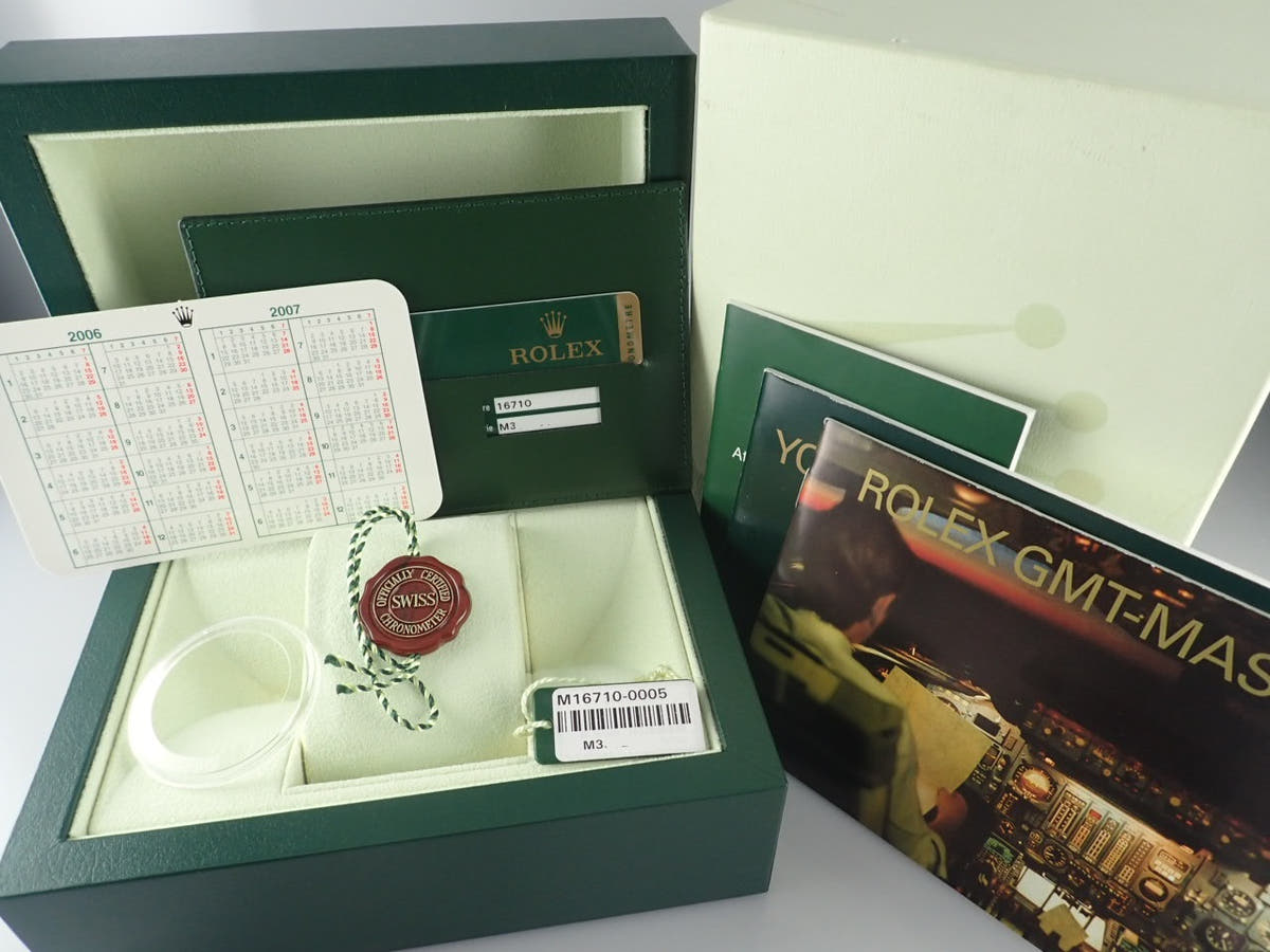 ロレックス GMTマスターII Ref.16710 ブラック文字盤 未使用 gmt-master2-95