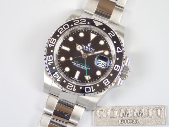 ロレックス GMTマスターII Ref.116710LN ブラック文字盤 中古 gmt-master2-9 オイスターブレスレット