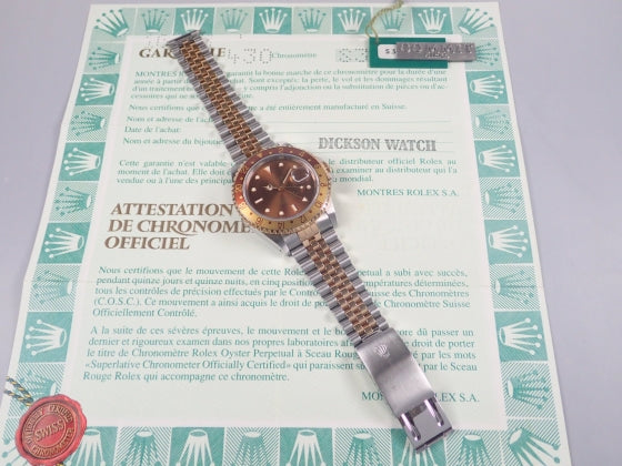 Rolex GMT Master II combination model S serial number Ref.16713