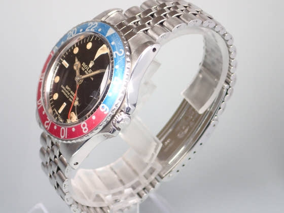 ロレックス GMTマスター Ref.1675M ブラック文字盤 中古 gmt-master-55 ジュビリーブレスレット