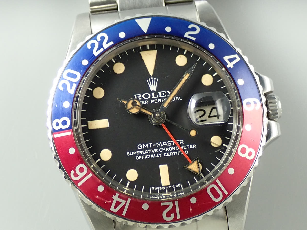 ロレックス GMTマスター Ref.1675 ブラック文字盤 中古 JLPY1115