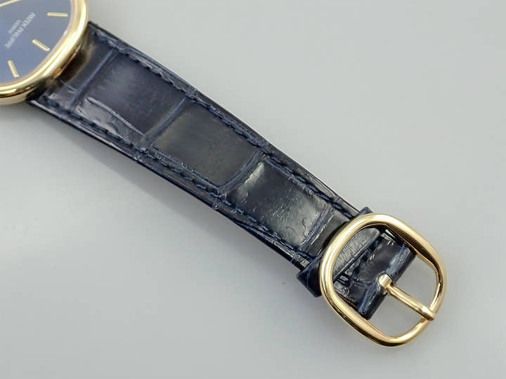 パテックフィリップ ゴールデンエリプス Ref.3738/100J-012 イエローゴールド ブルー文字盤