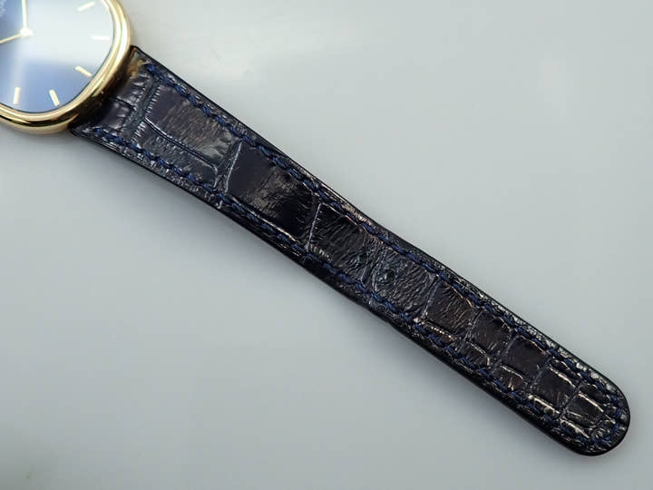 パテックフィリップ ゴールデンエリプス Ref.3738/100J-001 イエローゴールド ブルー文字盤