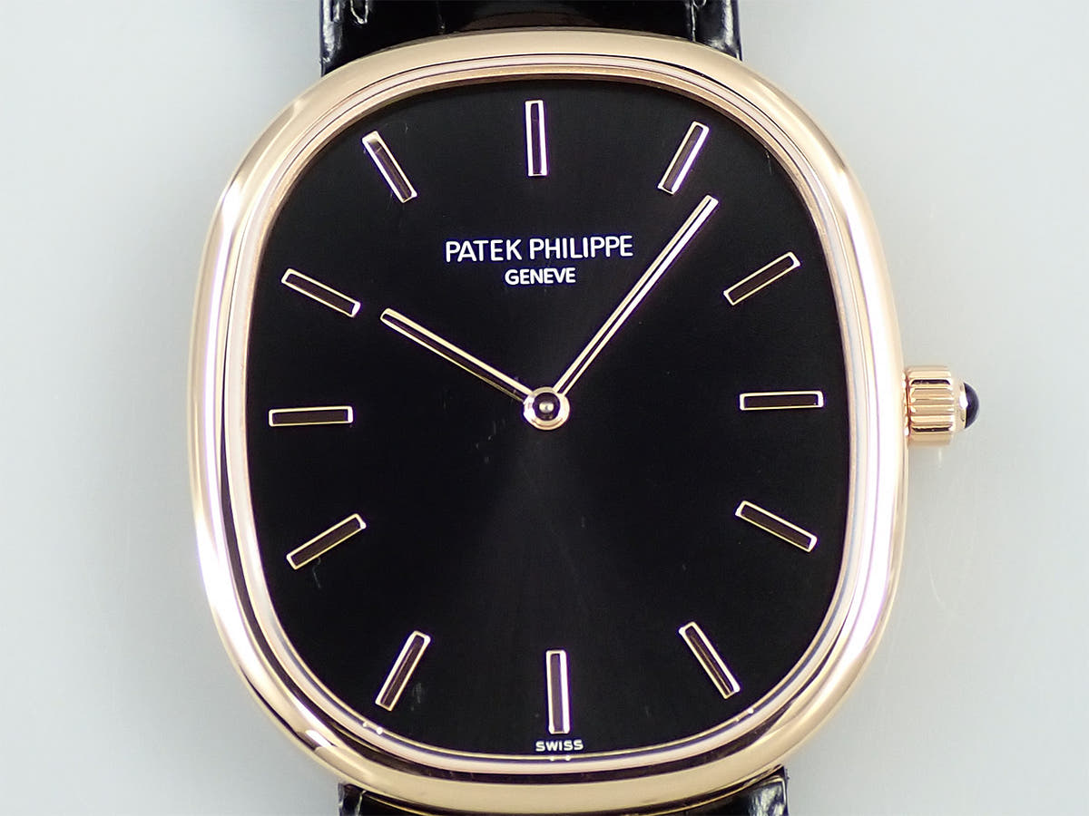 パテックフィリップ ゴールデンエリプス Ref.5738R-001 ブラック文字盤 極美品 05W58204