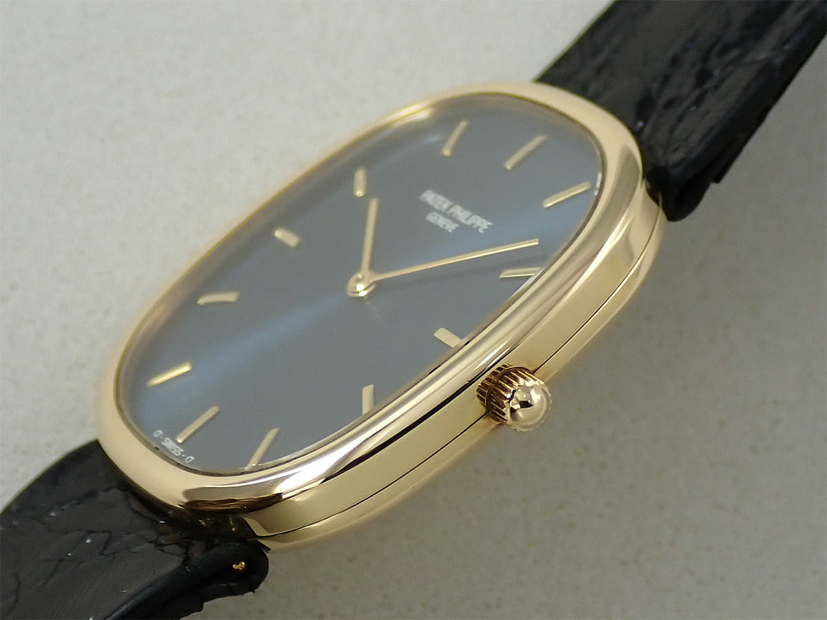 パテックフィリップ ゴールデンエリプス Ref.3738/100J ブルー文字盤 中古 HC461571