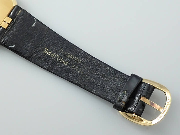 パテックフィリップ ゴールデンエリプス Ref.3738/100J イエローゴールド ブルー文字盤