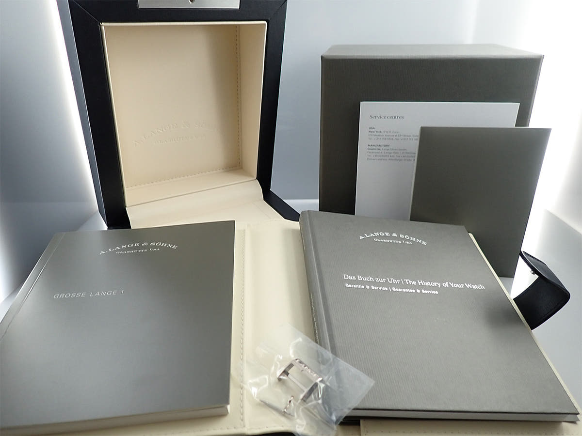 A.ランゲ＆ゾーネ グランド ランゲ１ Ref.117.028 ブラック文字盤 美品 W54T7144