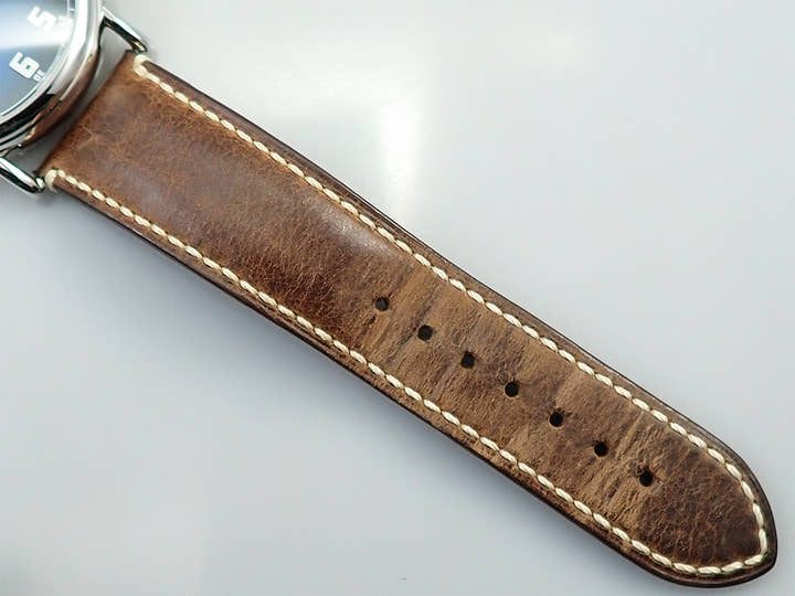 H.モーザー ヘリテージ センターセコンド Ref.8200-1201 ファンキーブルー フュメ文字盤 中古 89W84227