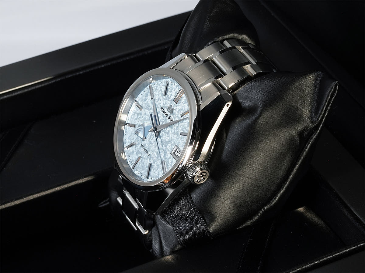 Grand Seiko Heritage Collection US Limited Edition Ref.SBGA387 SS Blue Dial Good Condition 43H17675