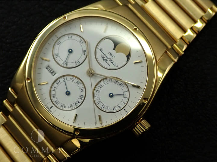 IWC インヂュニア パーペチュアルカレンダー Ref.IW9240 ホワイト文字盤 美品 HA152853