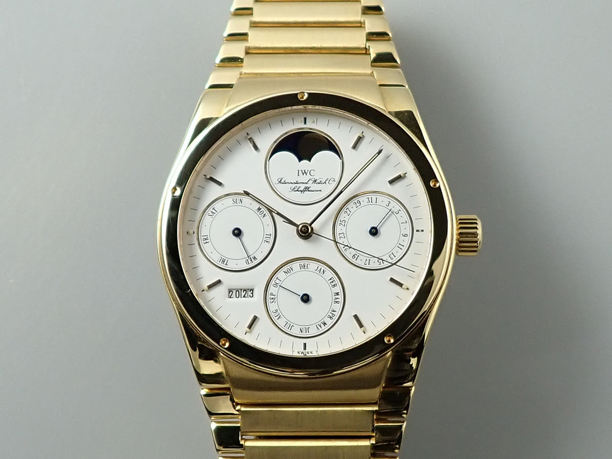 IWC インヂュニア パーペチュアルカレンダー Ref.IW9240 ホワイト文字盤 美品 HA152853