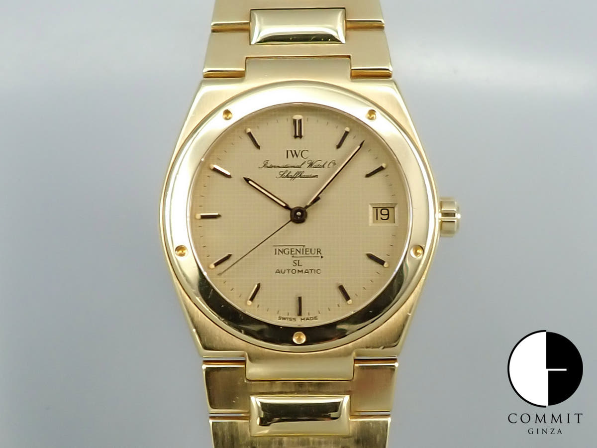 IWC インヂュニア SL Ref.9236 ゴールド文字盤 中古 2860U512