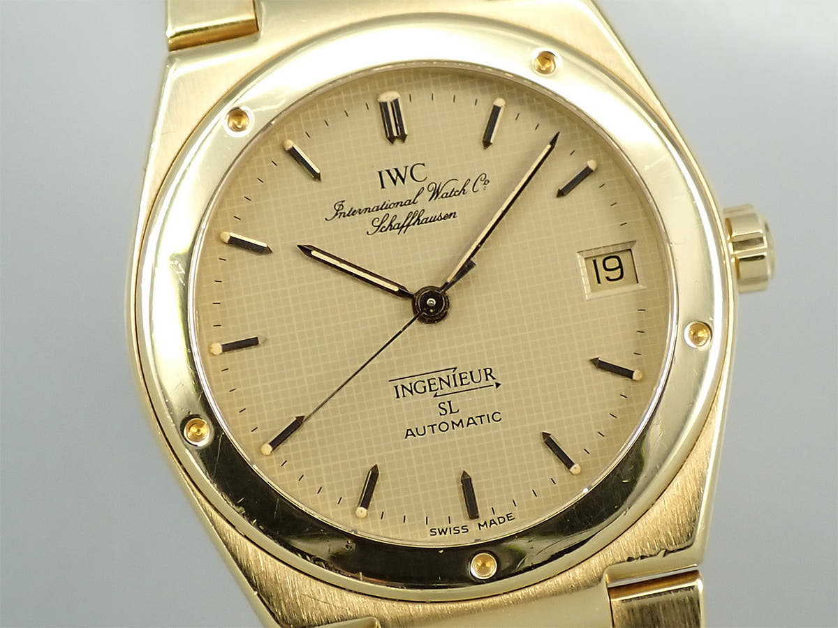 IWC インヂュニア SL Ref.9236 ゴールド文字盤 中古 2860U512