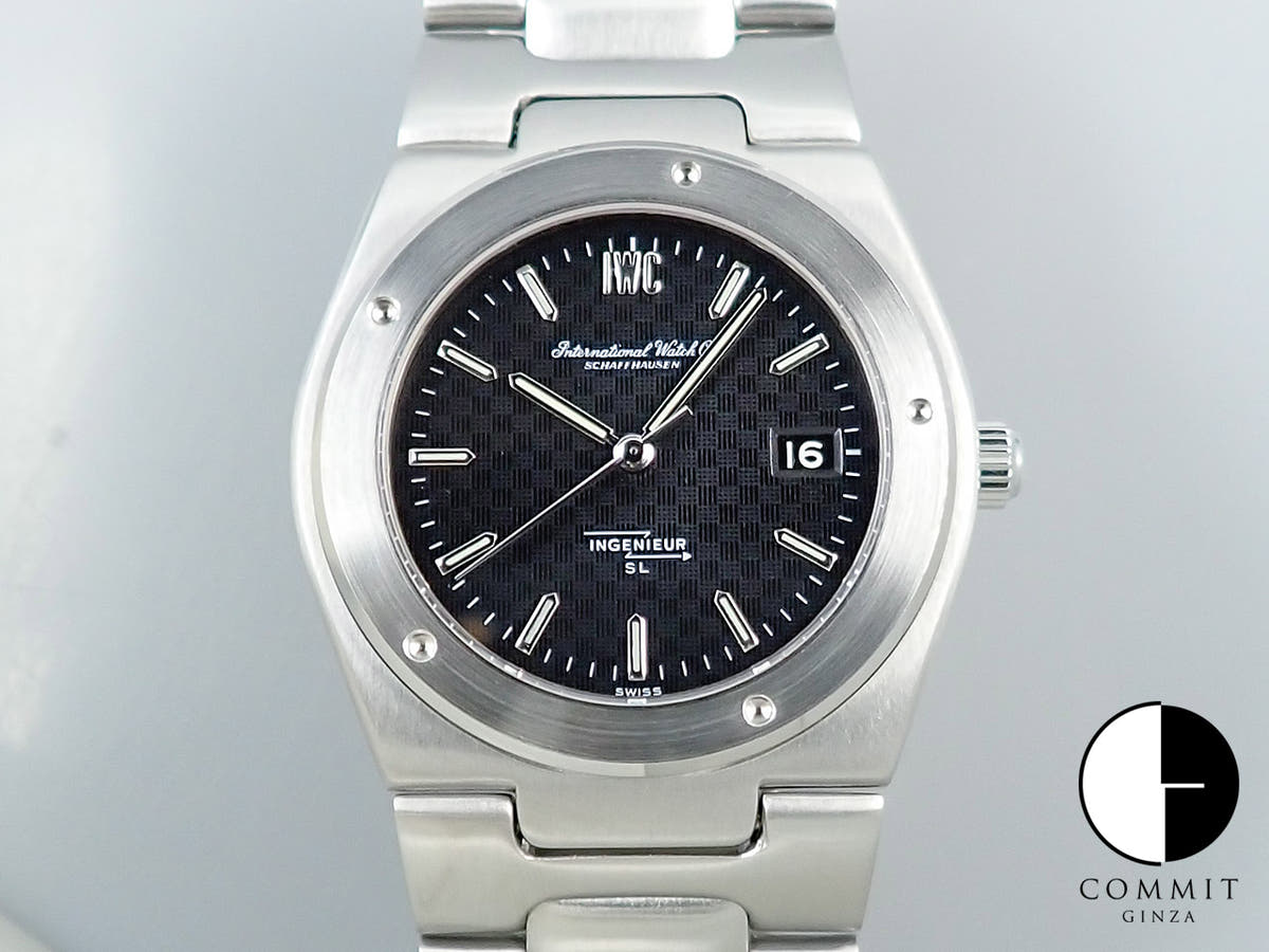 IWC インヂュニア SL Ref.1832 ブラック文字盤 美品 S1AASJ11