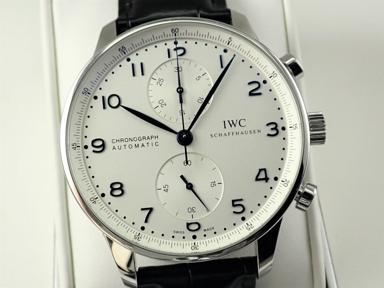 IWC Portuguese Chronograph Silver Dial &lt;Warranty, Box, etc.&gt;