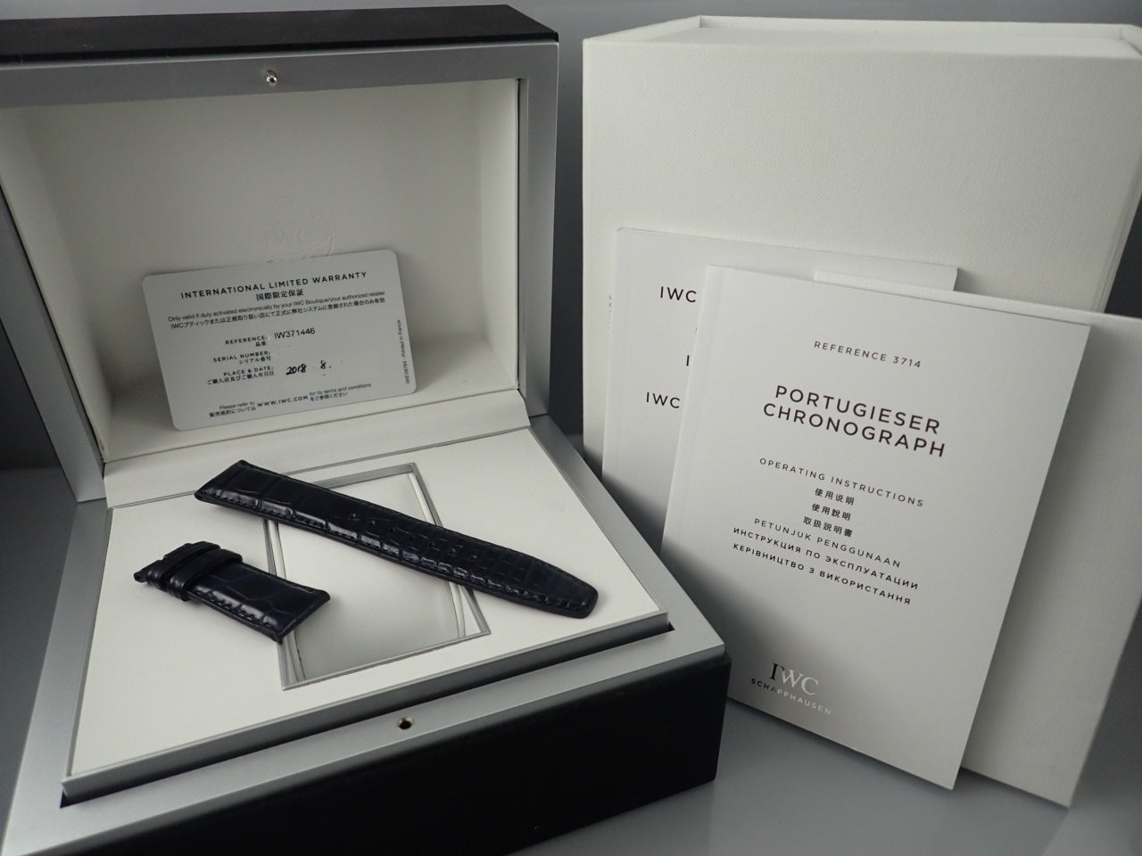 IWC Portuguese Chronograph Silver Dial &lt;Warranty, Box, etc.&gt;