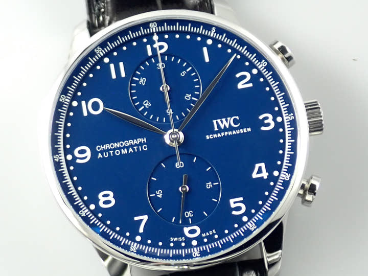 IWC ポルトギーゼ Ref.IW371601 ブルー文字盤 美品 iwc-12