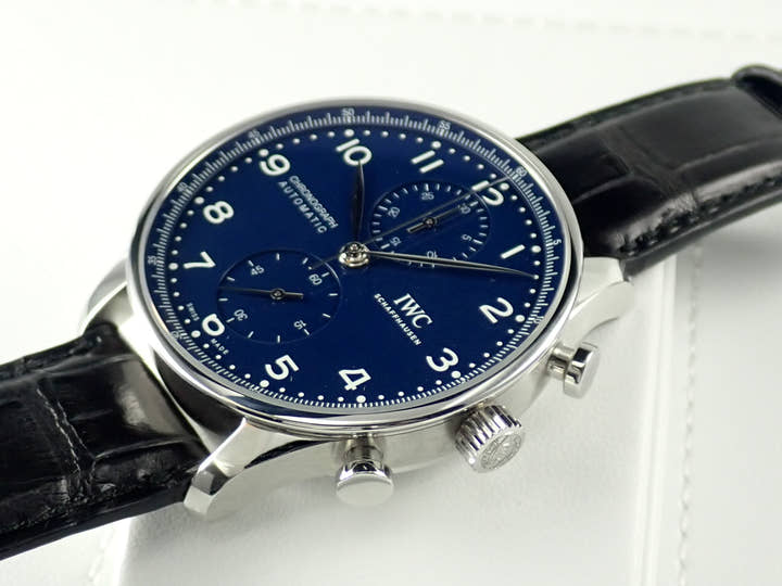 IWC ポルトギーゼ Ref.IW371601 ブルー文字盤 美品 iwc-12