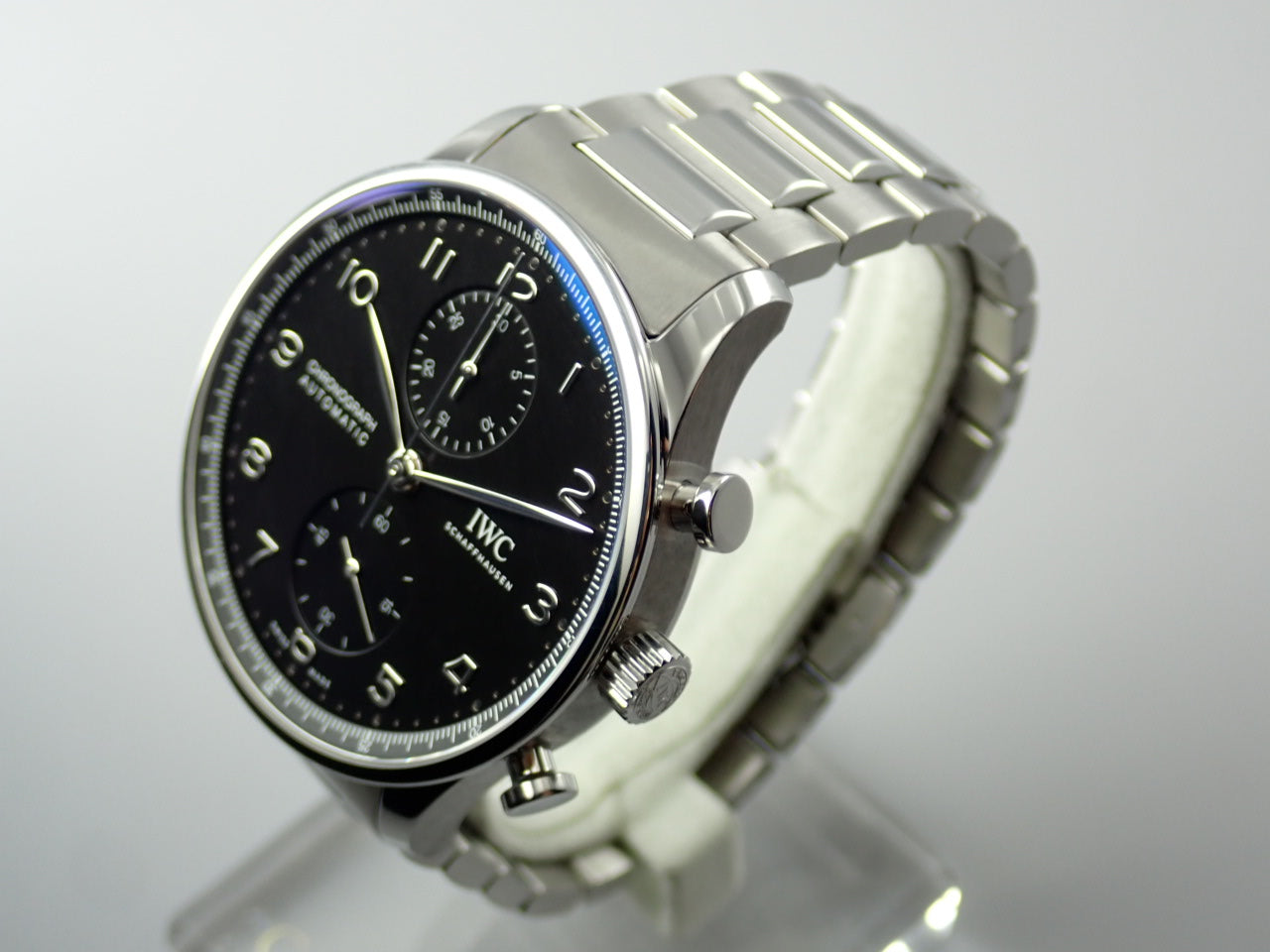 IWC Portuguese Chronograph Black Dial [Excellent Condition] &lt;Warranty, Box, etc.&gt;