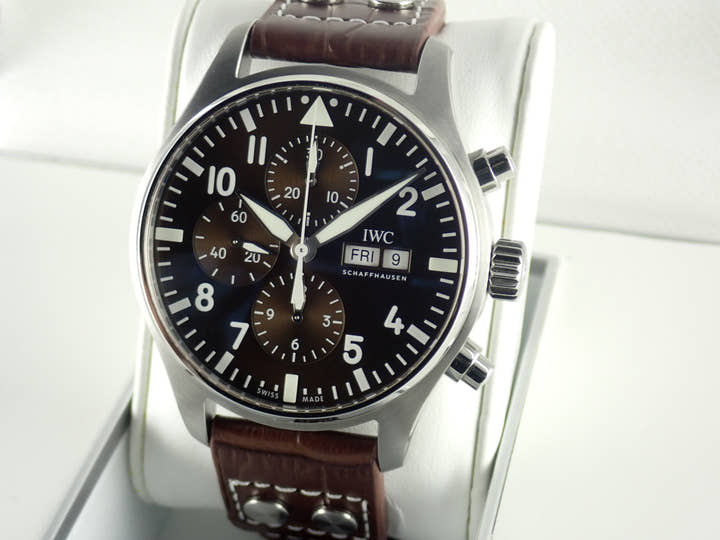IWC パイロットウォッチ Ref.IW377713 ブラウン文字盤 中古 iwc-3
