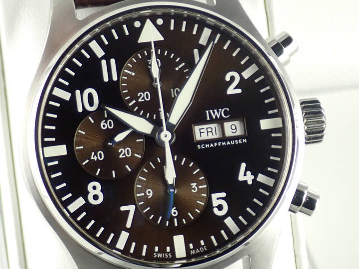 IWC パイロットウォッチ Ref.IW377713 ブラウン文字盤 中古 iwc-3