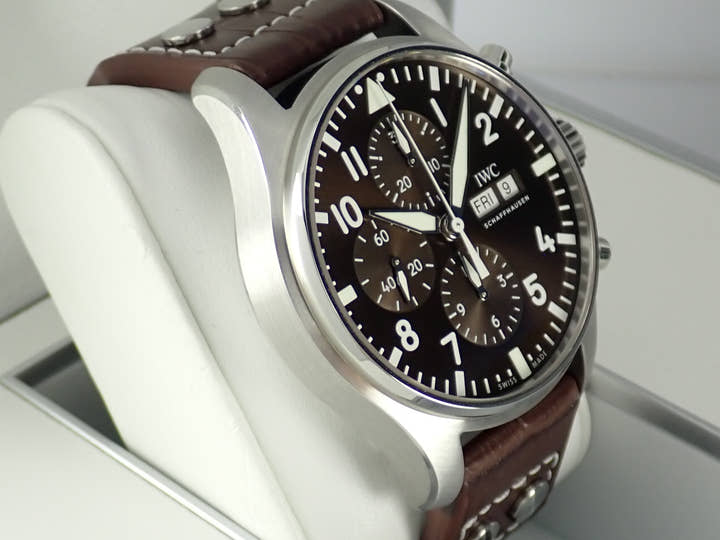 IWC パイロットウォッチ Ref.IW377713 ブラウン文字盤 中古 iwc-3