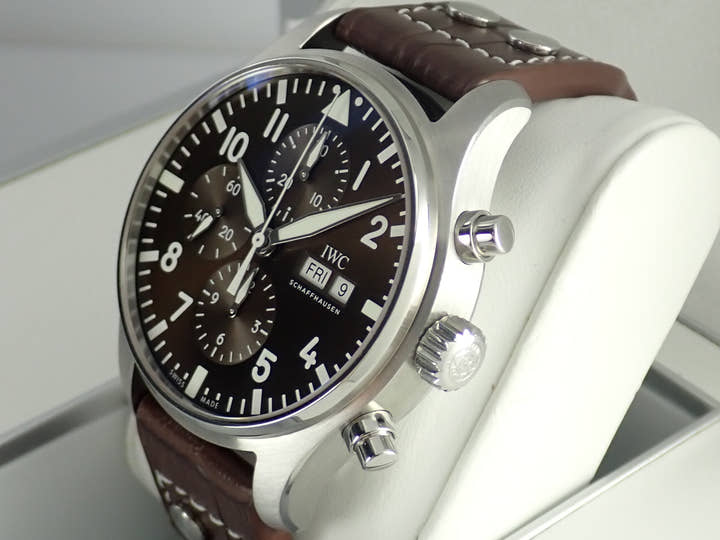 IWC パイロットウォッチ Ref.IW377713 ブラウン文字盤 中古 iwc-3