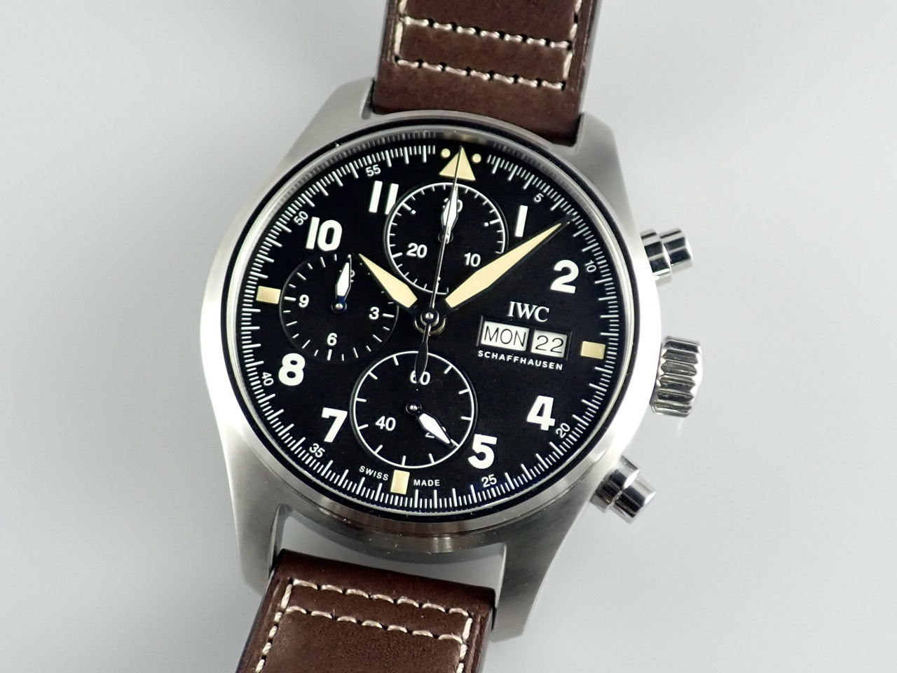 IWC パイロットウォッチ クロノグラフ スピットファイア 41mm SS IW387903