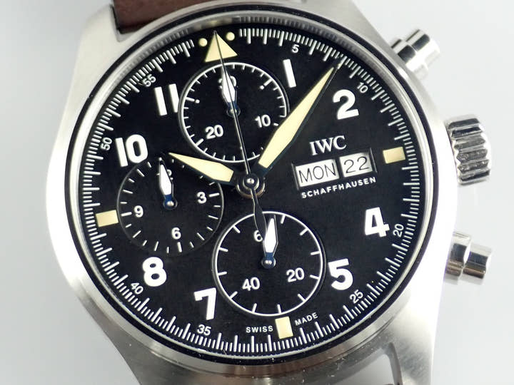 IWC パイロットウォッチ Ref.IW387903 ブラック文字盤 中古 iwc-6