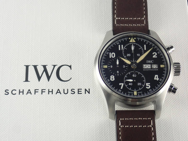 IWC パイロットウォッチ Ref.IW387903 ブラック文字盤 中古 iwc-6