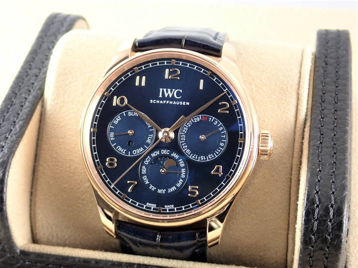 IWC ポルトギーゼ Ref.IW344205 ブルー文字盤 中古 iwc-9